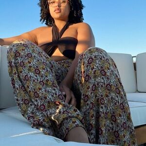 Free People Maxi Floral Pants Large